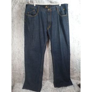 Akademiks Men's Relaxed Jeans - Dark Blue